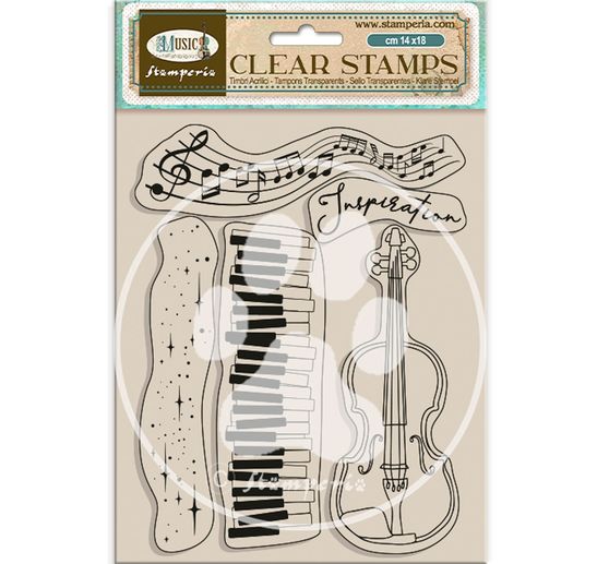 Tampons Clear Stamps « Music »