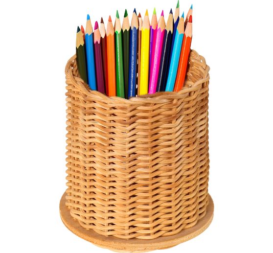 Kit créatif VBS « Pot à crayons en rotin »
