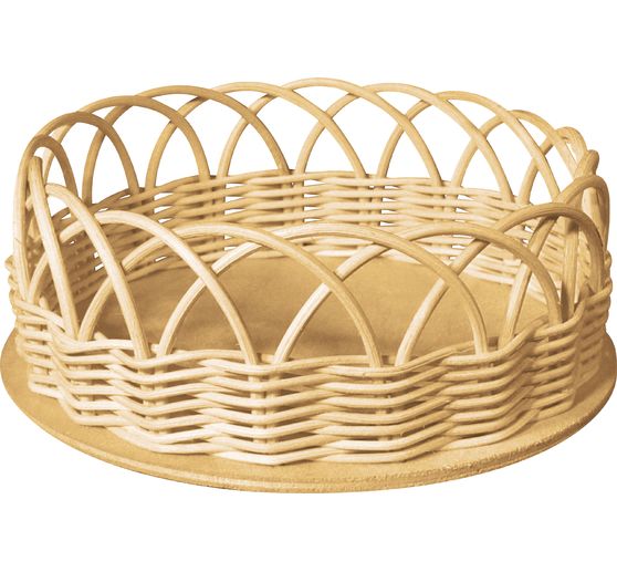 Kit créatif VBS « Corbeille ronde en rotin »