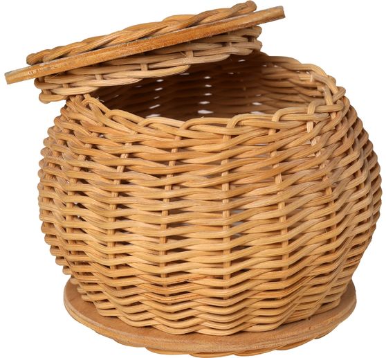 Kit créatif VBS « Boîte ronde en rotin »