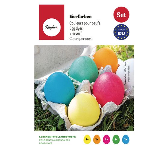 Kit colorants pour œufs, 5 couleurs