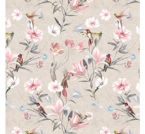 Tissu coton au mètre « Colibri »