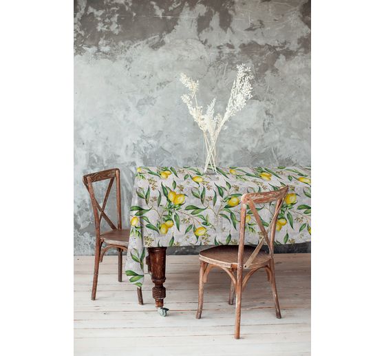 Tissu coton au mètre « Limonero », enduction acrylique