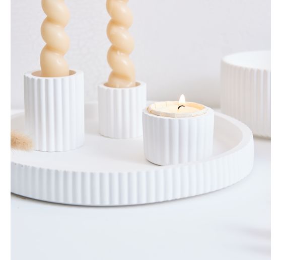 Moule en silicone « Plat à bord cannelé »