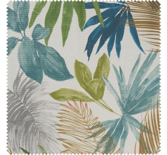 Tissu coton au mètre « Palmiers », enduction acrylique