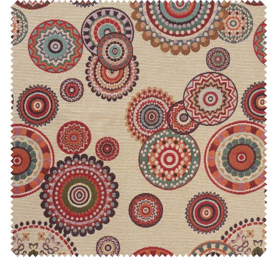 Tissu gobelin au mètre « Mandalas »