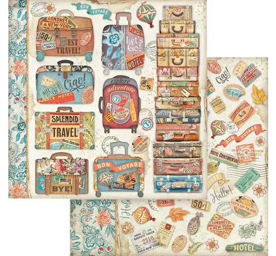 Bloc de scrapbooking "Art of Travelling"