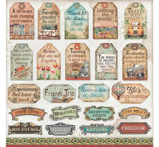 Bloc de scrapbooking "Art of Travelling"