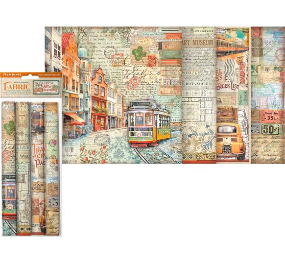 Assortiments de tissus "Art of Traveling"