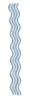 Wax border "Double wave"