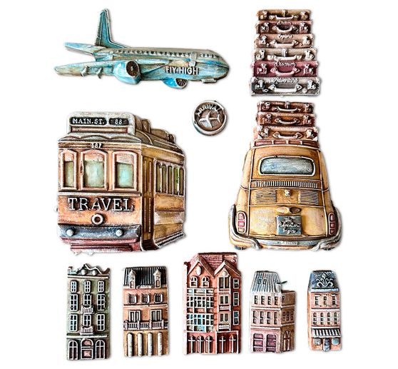 Moule « Art of Travelling », Transports