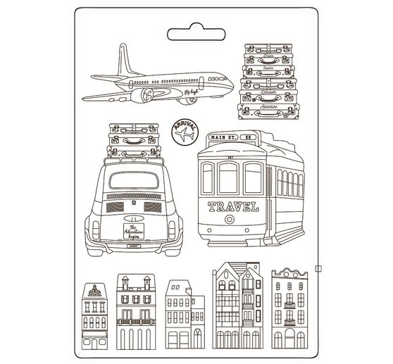 Moule « Art of Travelling », Transports