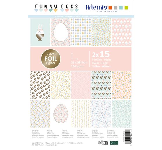 Bloc de papier "Funny Eggs"