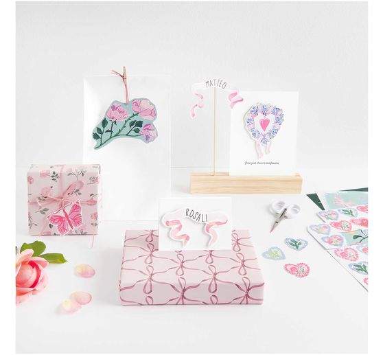 Bloc de papier de bricolage "La Vie En Rose"