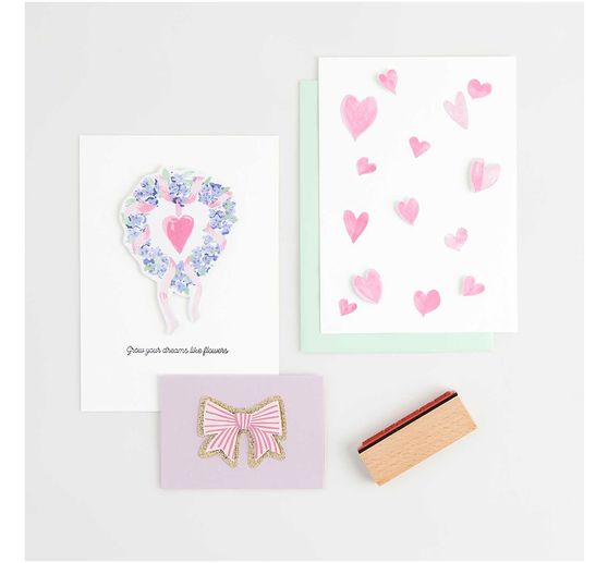 Bloc de papier de bricolage "La Vie En Rose"