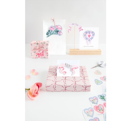 Bloc de papier de bricolage "La Vie En Rose"