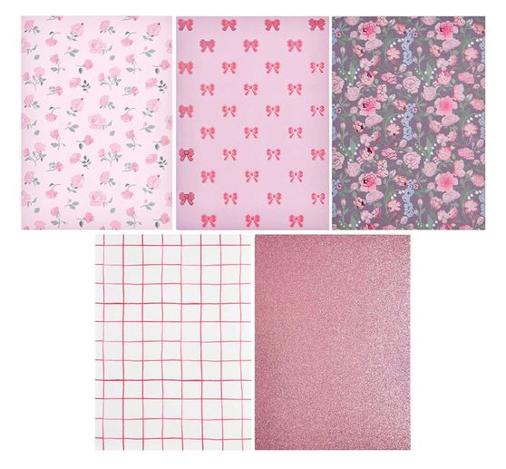 Bloc de papier de bricolage "La Vie En Rose"