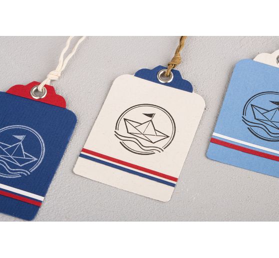 Tampon BUTTERER « Bateau origami »