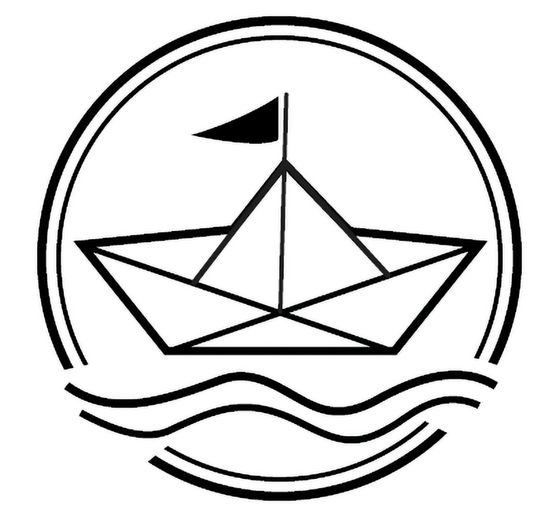 Tampon BUTTERER « Bateau origami »