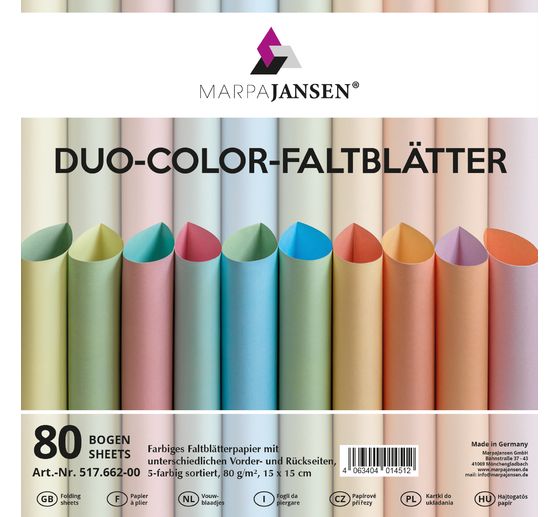 Dépliants "Duo-Color", pastel