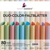 Feuilles de pliage « Duo-Color », pastel