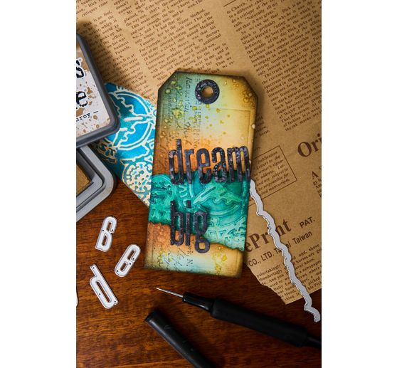Sizzix Thinlits gabarit d'estampe "Vault Edges by Tim Holtz"