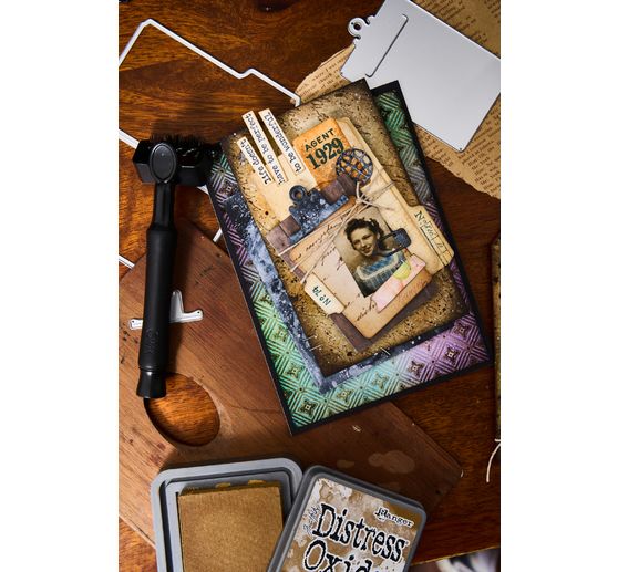 Sizzix Thinlits gabarit d'estampe "Vault Noteworthy by Tim Holtz"