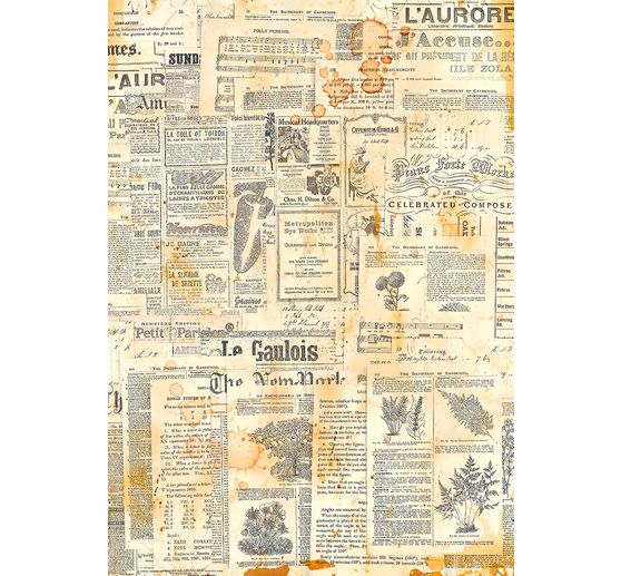 Assortiment de soies de paille à motifs « Esprit de voyage »
