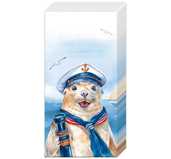 Mouchoirs en papier « Capitaine Charlie »