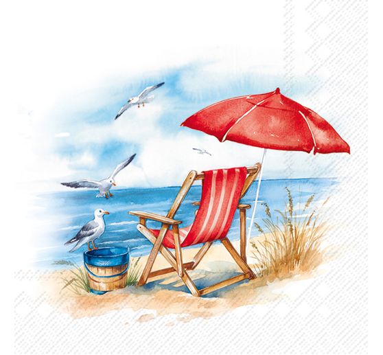 Set de Serviettes VBS « Plage et mer »