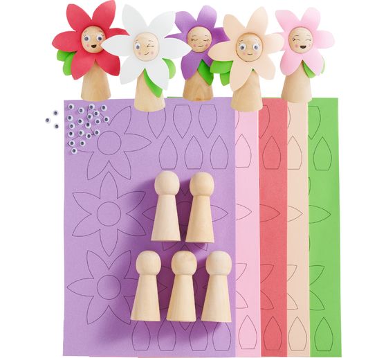 Kit créatif VBS « Petites fleurs de printemps »