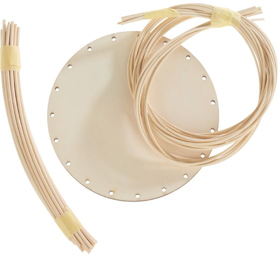 Kit créatif VBS « Corbeille ronde en rotin »