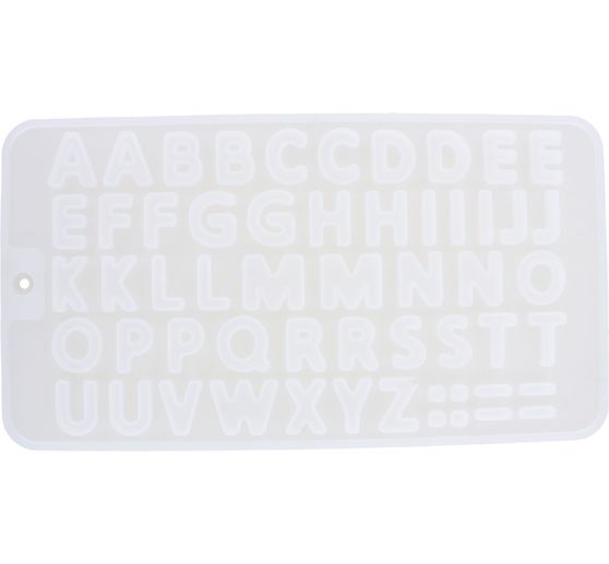 Moule en silicone pour résine « Alphabet »