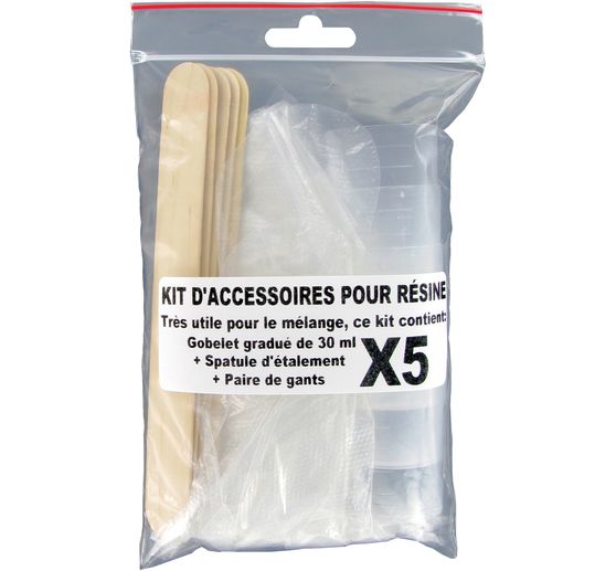 Kit d'accessoires pour résine