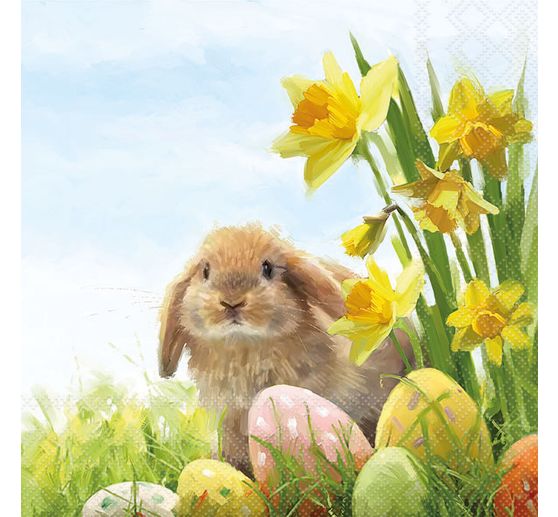 Serviette « Fluffy le lapin »