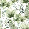 Serviette « Jungle Leaves, white »