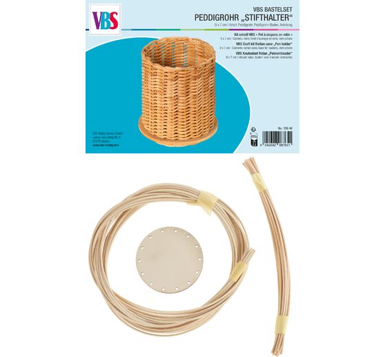 Kit créatif VBS « Pot à crayons en rotin »
