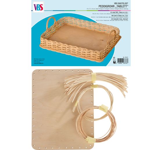Kit créatif VBS « Plateau en rotin »