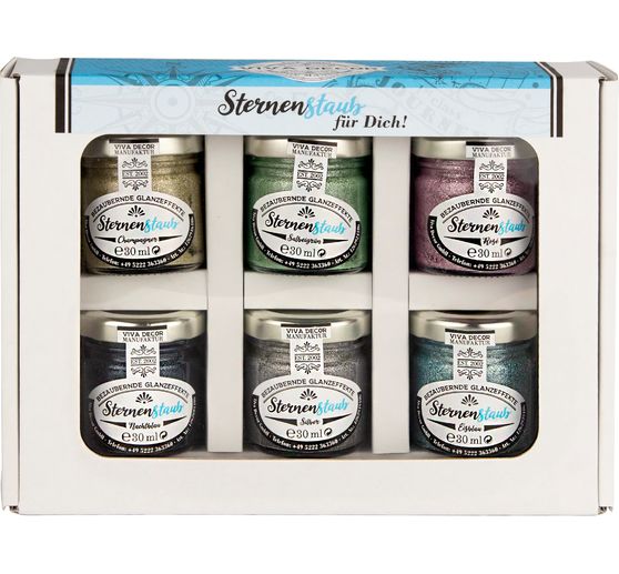 Viva Decor Stardust "Effets de brillance enchanteurs", lot de 6