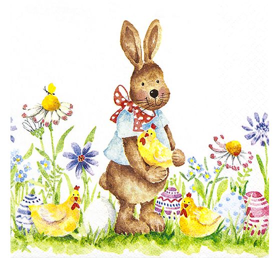 Serviette « Max le lapin de Pâques »