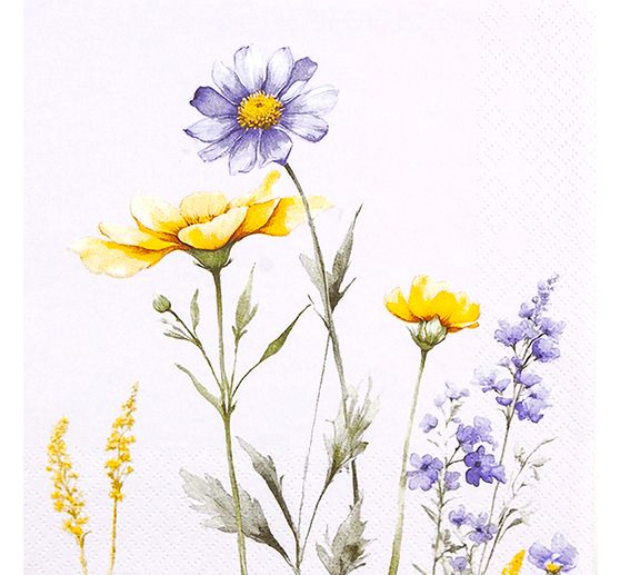 Serviette « Méli-mélo de fleurs »