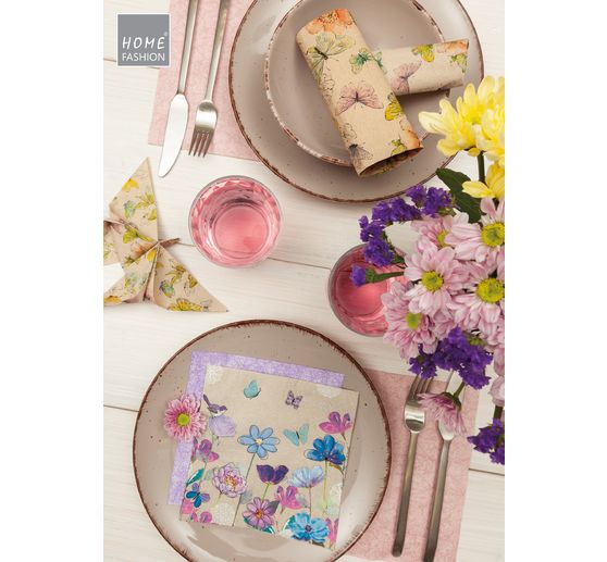 Serviette « Rencontre de printemps »