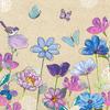 Serviette « Rencontre de printemps »