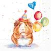 Serviette « L'anniversaire de Kalli »