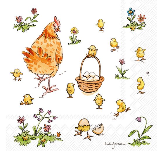 Serviette « Poussins »