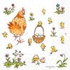 Serviette « Poussins »