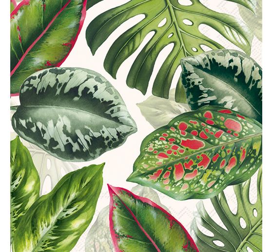 Serviette « Feuilles tropicales »