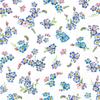 Serviette « Fleurs bleues »