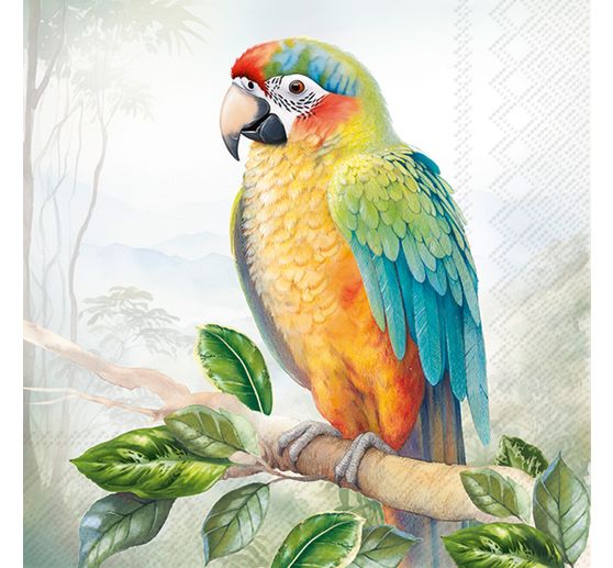 Serviette « Perroquet exotique »