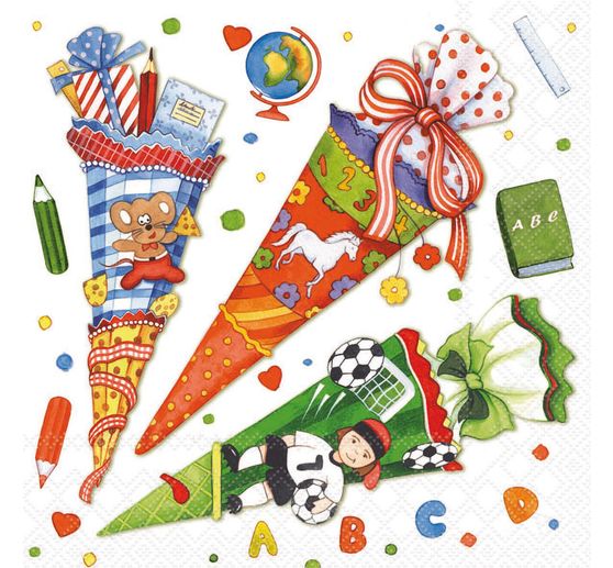 Serviette « Trois pochettes-surprises »
